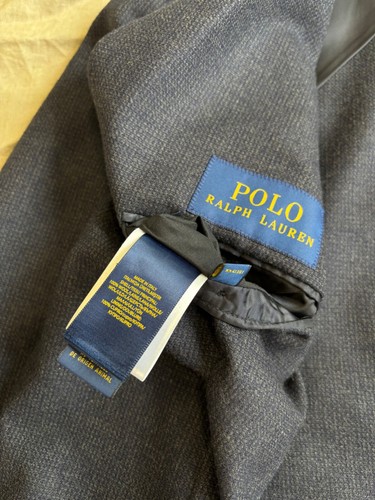 Polo Ralph Lauren Mens Gray Wool Sport Coat Casual Blazer Jacket Size M - Picture 5 of 7