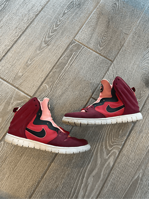 NIKE Dunk Free High Red Men\'s
Basketball Shoes Style#
599466-600 Size 10 NIKE Dunk Free High Red Men main image 2