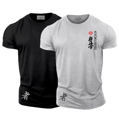 Men's Warrior Style T-Shirt | American Fearless Design | Vintage Black & Grey