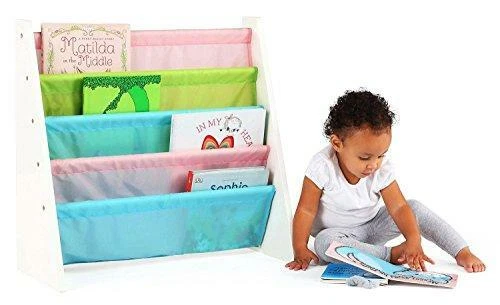 Estantería de almacenamiento Humble Crew para niños, blanca/pastel (colección pastel) Foto 2 de 4