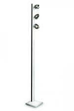 Philips InStyle LED Stehleuchte Weiß Schwarz Bodenleuchte 3 Flammig Verstellbar