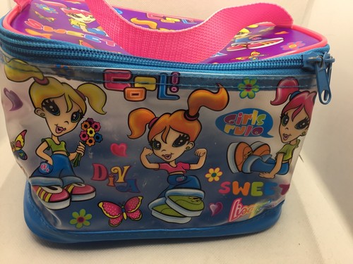 Lisa Frank Y2k vinyl purse bag very rare multicolor zippers Girls rule! READ - Picture 6 of 20
