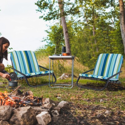 2Pack Folding Portable Lightweight Low Beach Pool Chair Camping