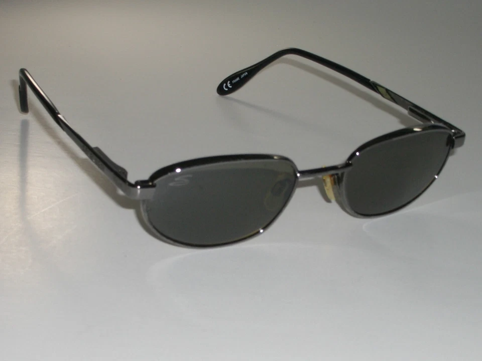 SERENGETI GG6537 GUNMETAL OLIVE GREEN CRYSTAL LENS SLEEK FLEX OVAL SUNGLASSES - Image 2 of 4