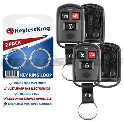 2 Fits 2004 2005 Hyundai Elantra Remote Shell Case OSLOKA-240T