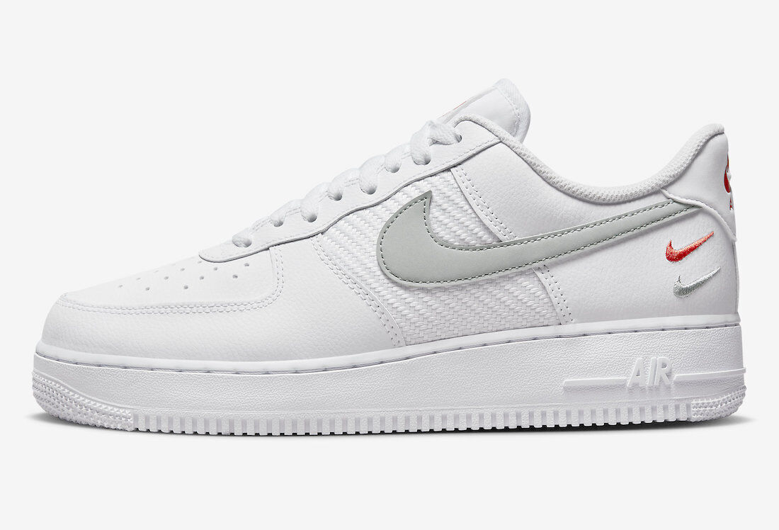 Size 12 - Nike Air Force 1 '07 Double Swoosh - White Picante for sale