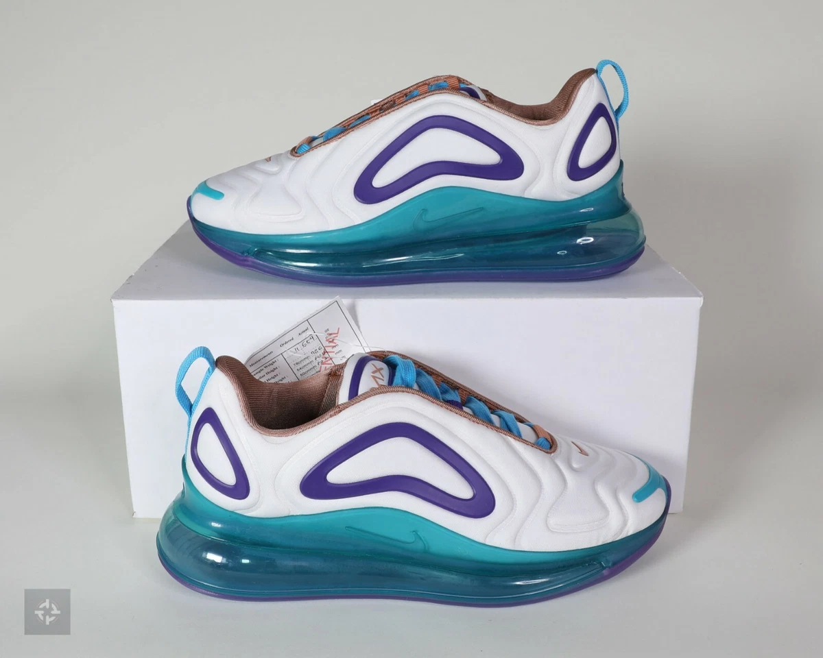 SAMPLE Nike Air Max 720 Spirit Teal Running Shoes AR9293 100 Women s Size 7