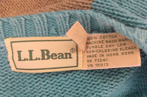 Vtg L.L.Bean Multicolor Stripe Pullover Retro Sweater Women Size Small - Picture 3 of 8