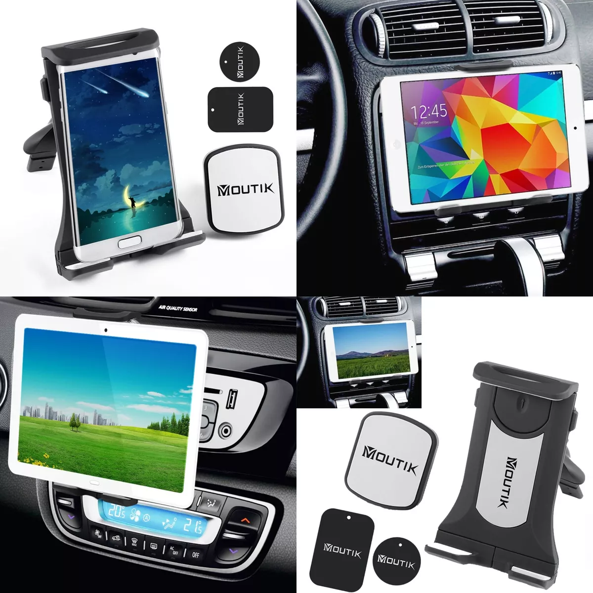 Adjustable Universal Car Tablet Mount Holder for iPad Mini Air Pro Tablet  Phone