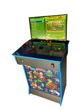Multigame Pedestal Panndora 5S video arcade with Dell 27" monitor and 1299 games