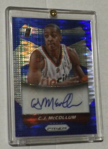 2014-15 C.J. McCollum Blue Prizm Prizm Autograph /249 Portland Trail Blazers - Picture 3 of 7