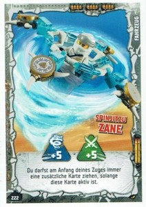 Lego Ninjago série 4 TCG cartes de collection carte Nº 27 Ninja Zane