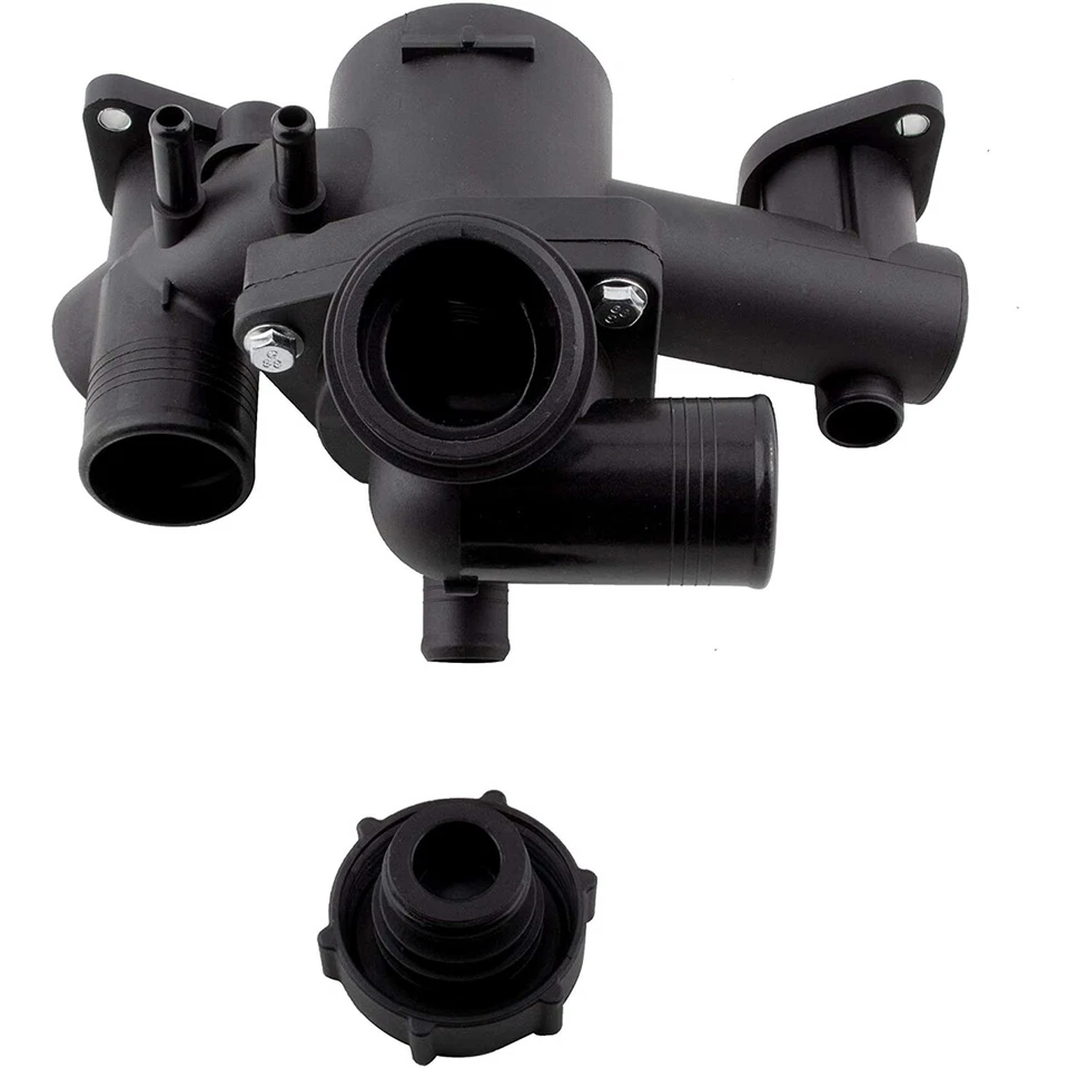 Carcasa termostato refrigerante motor para Ford Thunderbird V8 3,9 L 2003-2005 Foto 2 de 4