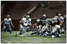 DALLAS COWBOYS v. OAKLAND RAIDERS 1970 PRINT (comes in 4 sizes)