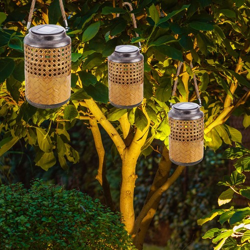 Lampada solare lampada decorativa lampada da esterno LED lampada a sospensione lampada da tavolo lampada da giardino - Foto 8 di 12
