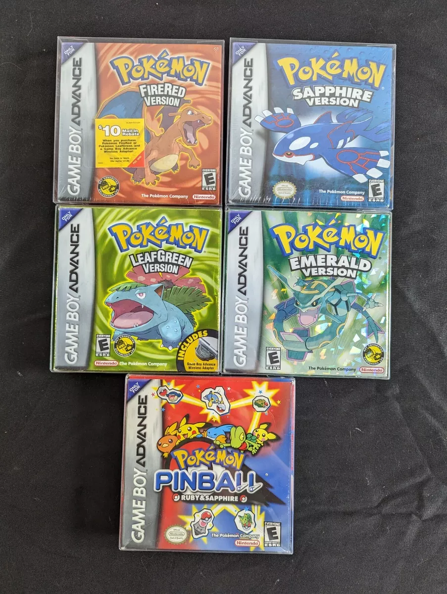 Jogo Pokémon Emerald Version GameBoy Advance