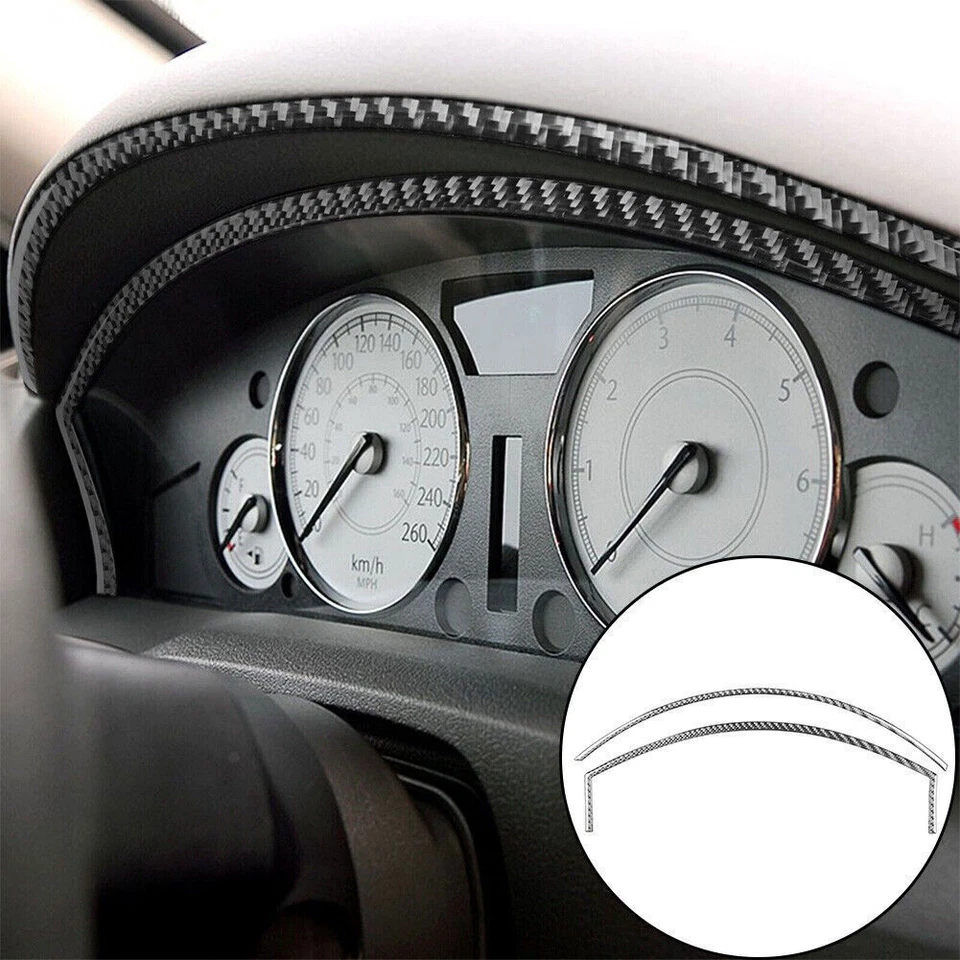 Kit interior completo acabamento capa 65 peças para Chrysler 300 300C 2005-2007 fibra de carbono - Imagem 2 de 4