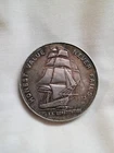 Vtg USS Constitution Mint State Round 1973 Contains One Troy Oz Pure Silver .999