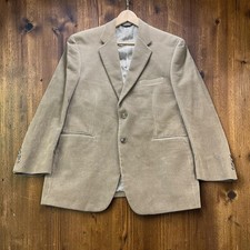 Lauren Ralph Lauren Mens Tan Corduroy Blazer 2 Button Sport Coat 42R Khaki