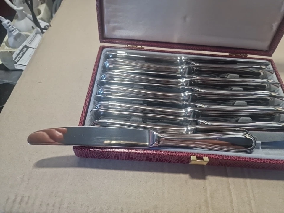 lot de 12 couteaux  ERCUIS modèle en acier 20 cm couvert table - Photo 3/4