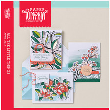 Stampin Up Paper Pumpkin ALL THE LITTLE THINGS April 2023 Spring Flowers New