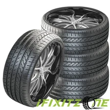 4 Lexani LX-Twenty 235/45R20 100H Tires, 320AA UTQG, 55K Mileage, Performance