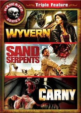 Maneater Triple Feature 4: Wyvern / Sand Serpents / Carny
