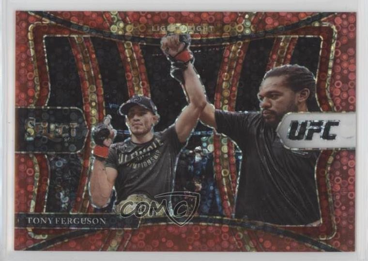 2021 Panini Select UFC Premier Level Red Disco Prizm 94/199 Tony Ferguson 1dl2