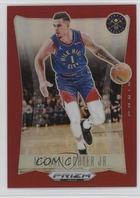 2023-24 Panini Prizm Deca Red Prizm 92/199 Michael Porter Jr #88 1s2h