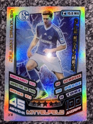 Match Attax Sammelkarten 12/13 Club 100 Julian Draxler
