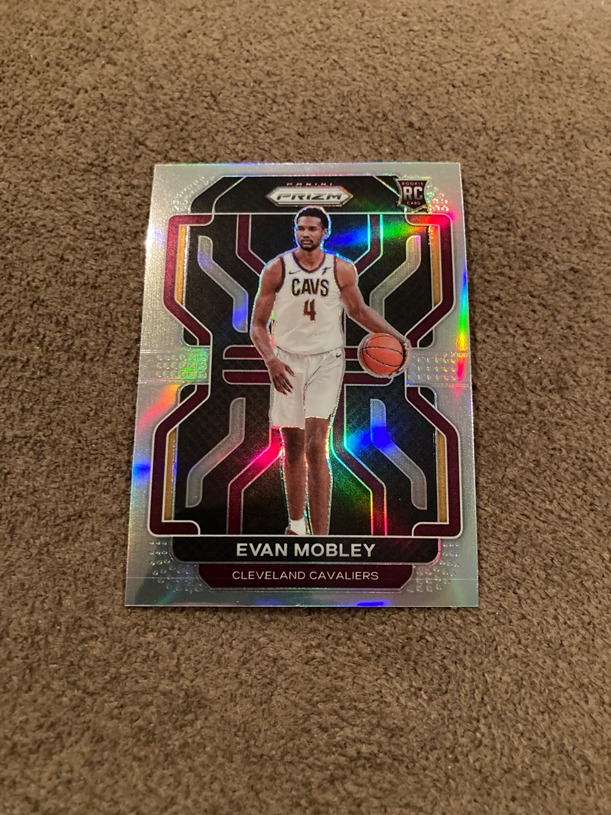 Evan Mobley 2021-22 Prizm Silver Rookie #325