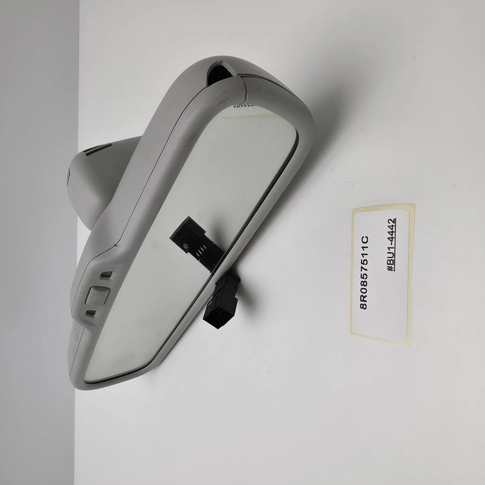 2008-2012 Audi Q7 Interior Rear View Mirror Auto Dim w/Compass 8R0857511C - Image 4 of 4