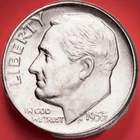 1955-S Roosevelt Dime 90% Silver Gem BU US Coin Fast Shipping