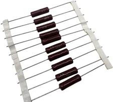 25-pcs Honeywell Clarostat VC5E5 Wirewound Resistor 5Ω Ohms 5% 5W Axial