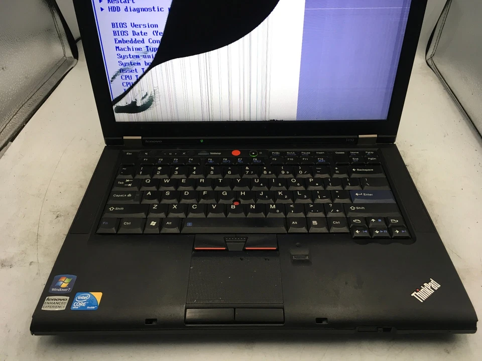 LENOVO THINKPAD T410 -FOR PARTS/BAD LCD- INTEL CORE I5 1ST GEN - 2GB RAM-READ-BB - Image 3 of 4