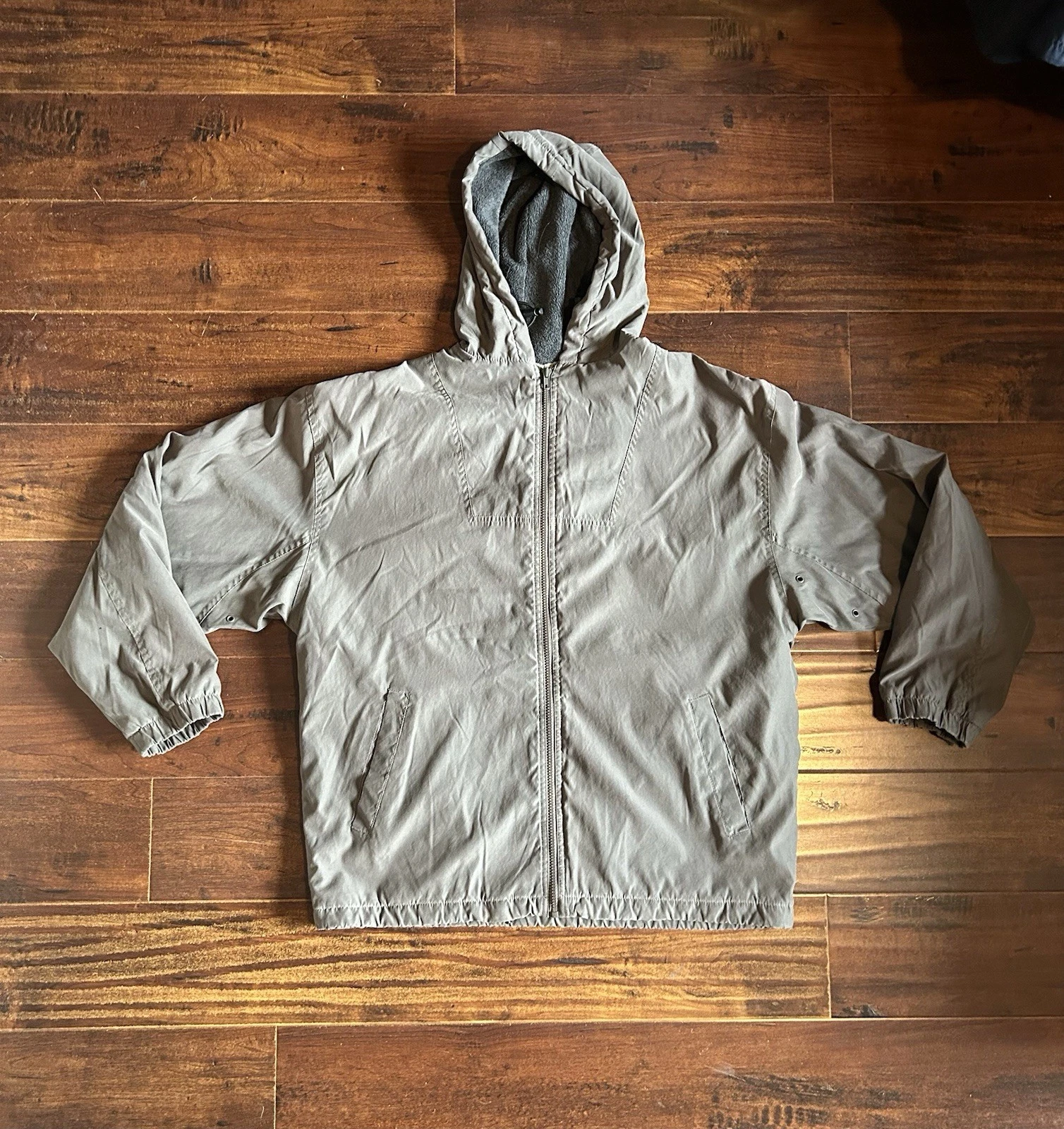 naturalife olive green insulated jacket size L