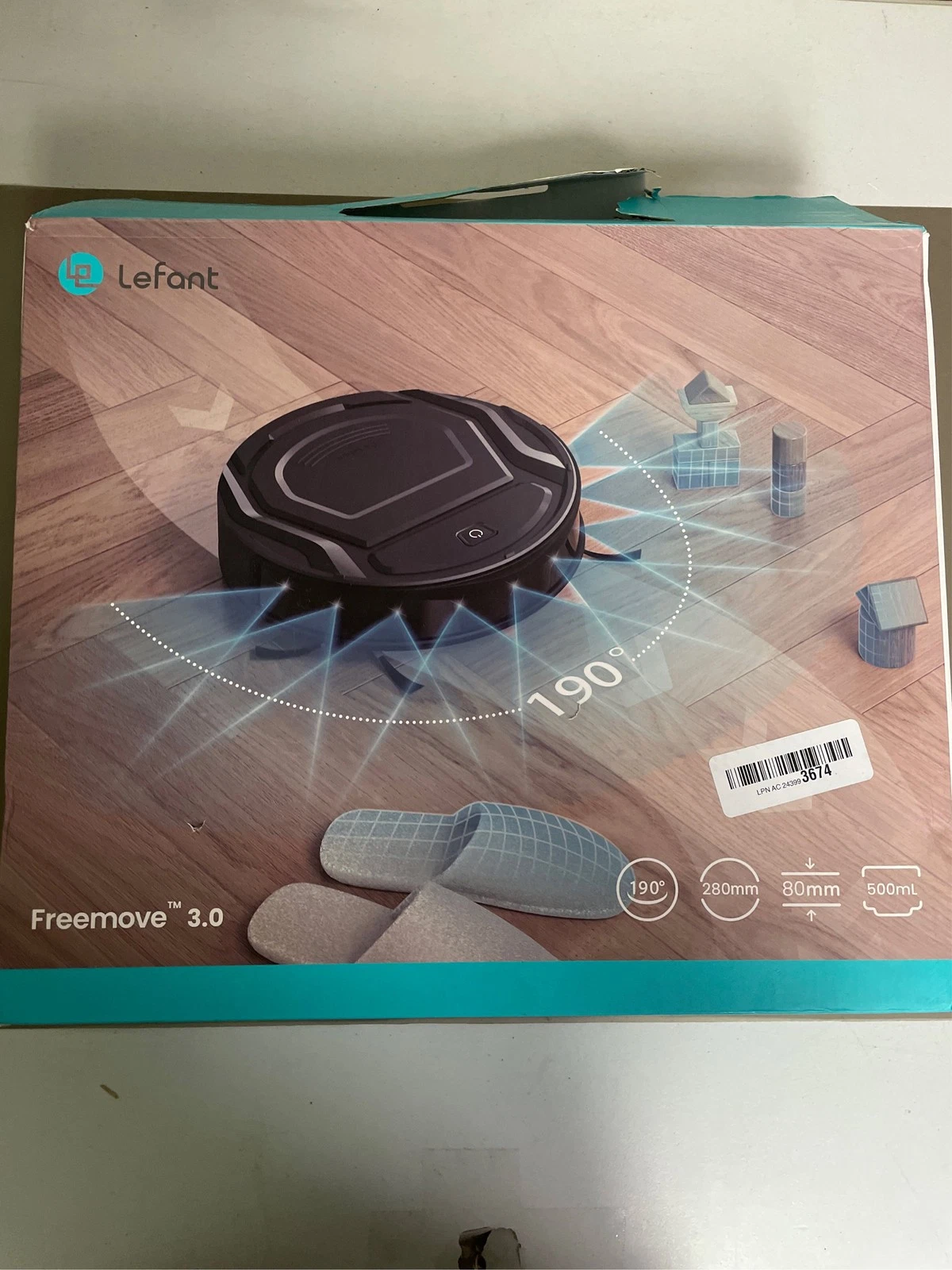 Lefant Robot Vacuum Cleaner, Strong Suction, 120 Mins Runtime, Slim, Low Noise 2
