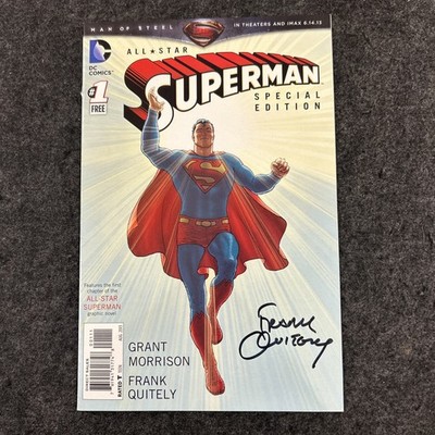 All Star Superman 1 Special Edition - SIGNED BY FRANK QUITELY - DC 2013 1st prt