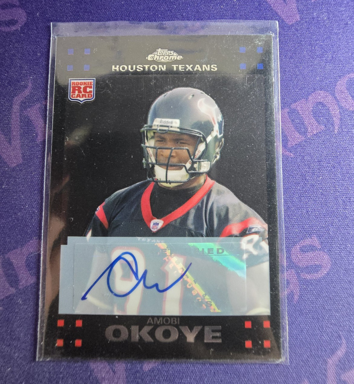 Amobi Okoye Topps Chrome #TC226 Autograph