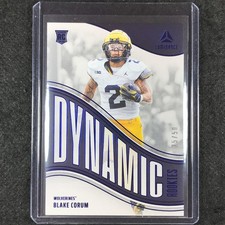 2024 Luminance Football BLAKE CORUM Dynamic Rookies Blue 25/50