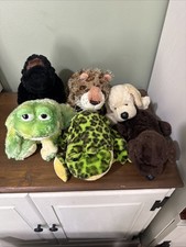 RARE LOT Of Ganz Webkinz. 6 Webkinz Without Tags. Gorilla, Frogs, Dogs, Leopard