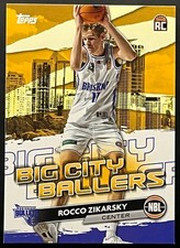 2023-24 NBL TOPPS Rocco Zikarsky BIG CITY BALLERS ROOKIE CARD BULLETS #BCB-5