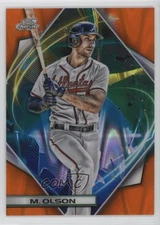 2022 Topps Cosmic Chrome Orange Galactic Refractor /25 Matt Olson #72