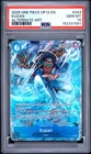 2025 ONE PIECE OP12-LEGACY OF THE MASTER ALTERNATE ART #043 KUZAN PSA 10