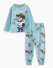 The Highway Rat Blue Character Long Sleeve Long Leg Pyjama Set Unisex Kids