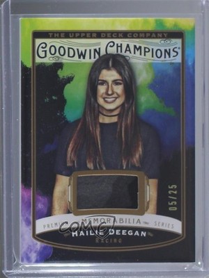 2019 Upper Deck Goodwin Champions Premium 5/25 Hailie Deegan #SM-HD 0zu