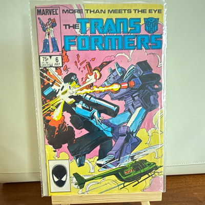 The Transformers #6 (Marvel Comics 1985) Direct Bob Budiansky Bill Sienkiewicz