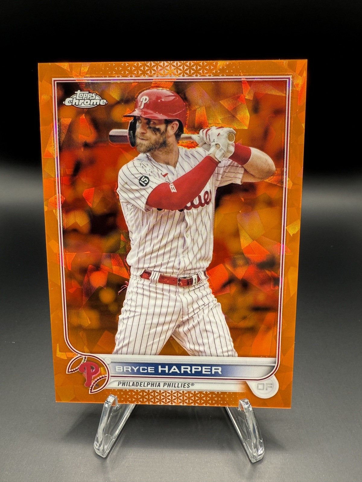 2022 Topps Chrome Sapphire Edition - Bryce Harper #250 Orange /25