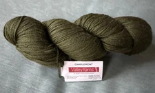Valley Yarns - Claremont Yarn- Superwash Merino + Silk + Poly - Dark Olive