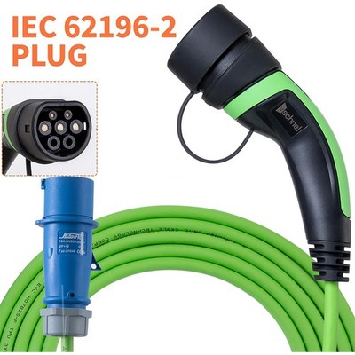 EV Ladegerät Ladekabel 5M Starkstrom CEE 3.6kW 16A IP65 Typ 2 Mobile Wallbox DE